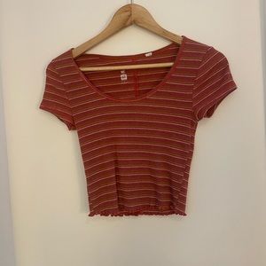 Pacsun ME TO WE cropped tee